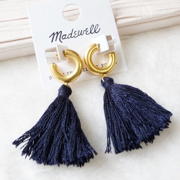 Madewell Lantern Tassel Earrings - Picture 2 of 3